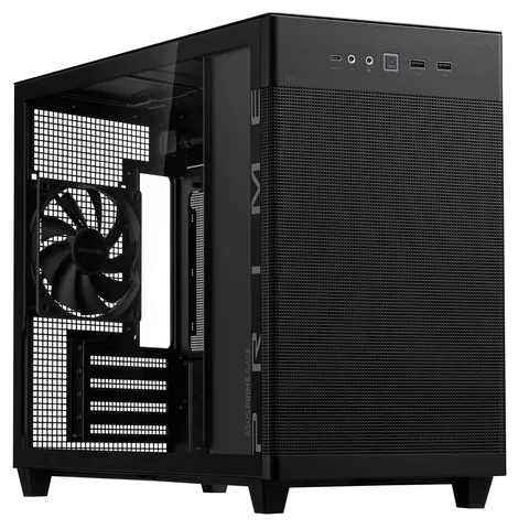 Корпус Asus Prime AP201 Black Tempered Glass без Б/П (90DC00G0-B39010)