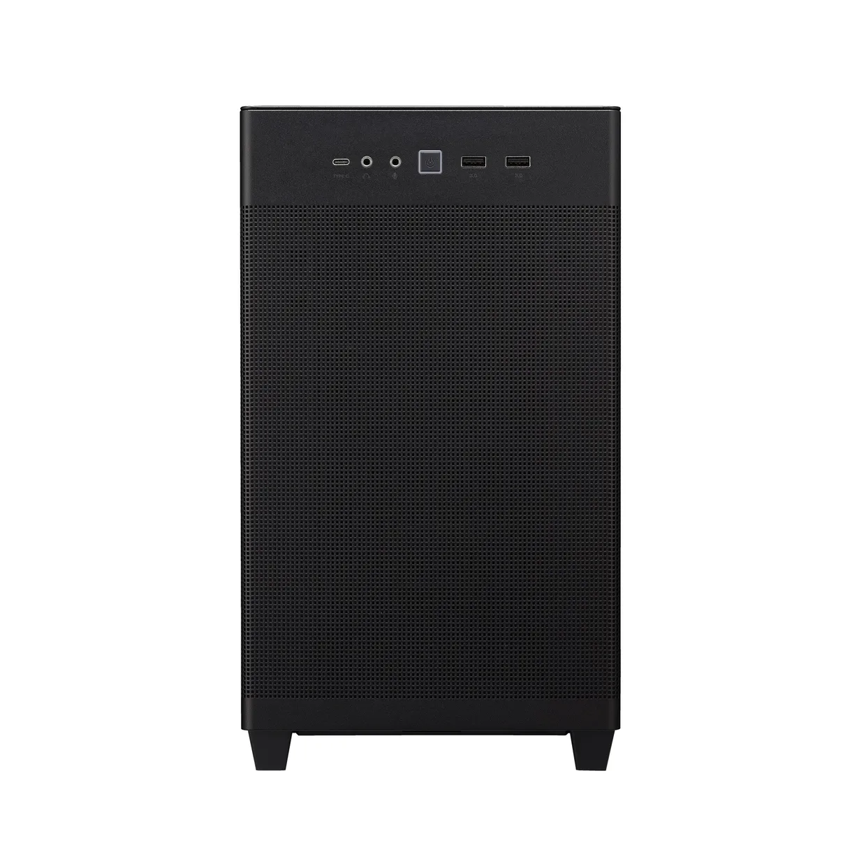 Передняя перфорированная панель корпуса Asus Prime AP201 с разъемами USB и Type-C
