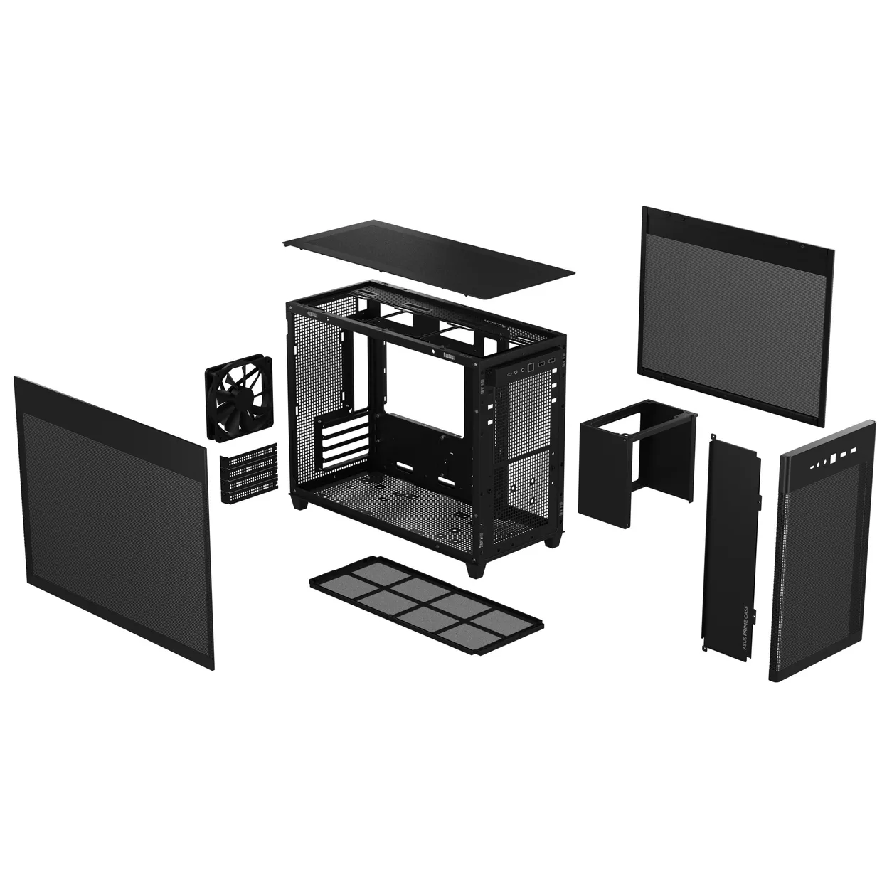 Корпус Asus Prime AP201 Black без Б/П (90DC00G0-B39000) — фото 9