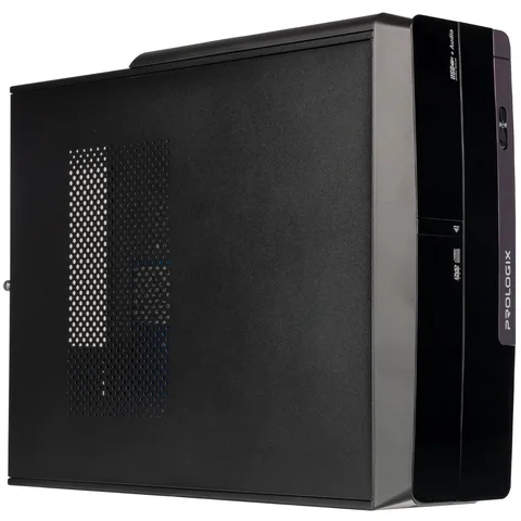 Корпус Prologix E106 Slim Black Door 400W