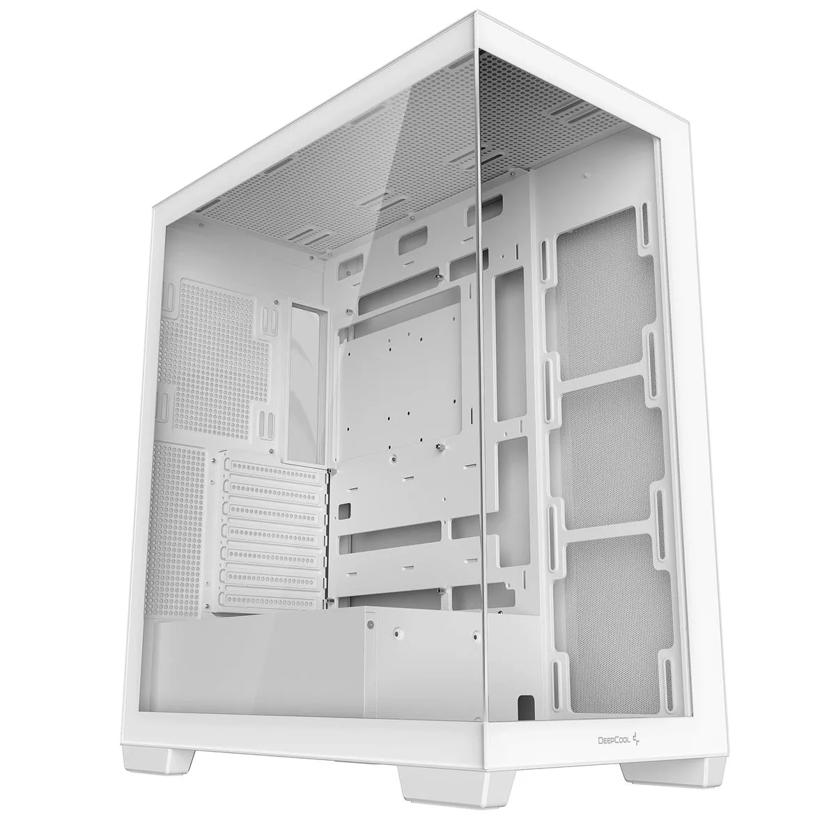 Белый панорамный корпус DeepCool CG580 White с двойными стеклянными панелями