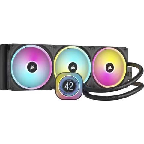 Система водяного охлаждения Corsair iCUE Link H170i LCD RGB Liquid CPU Cooler Black (CW-9061009-WW)
