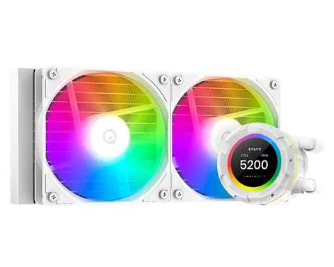 Система водяного охлаждения ID-Cooling Space LCD SL240 XE White