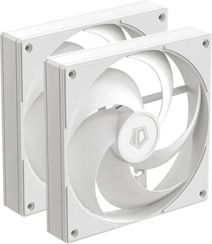 Набор вентиляторов (2pcs Pack) ID-Cooling AS-140-W Duet White, 140mm