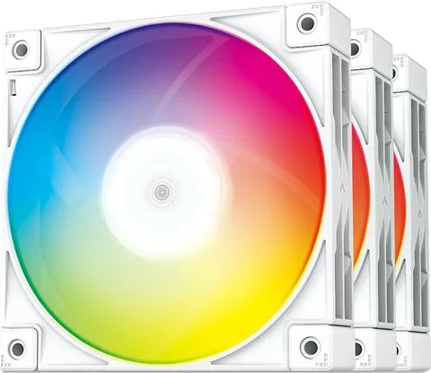 Набор вентиляторов (3pcs Pack) DeepCool FC120 3 IN 1 ARGB White, 120mm (R-FC120-WHAMN3-G-1)