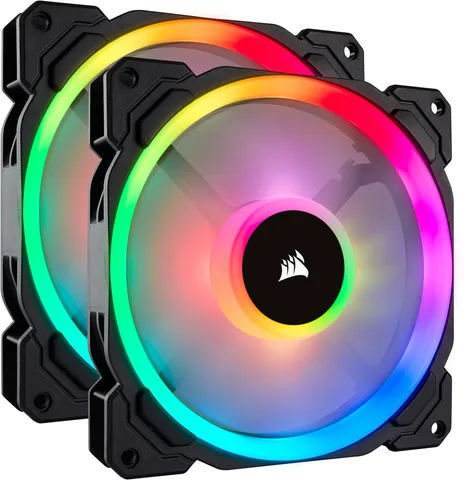 Набор вентиляторов (2pcs Pack) Corsair LL140 RGB Twin Pack, 140mm (CO-9050074-WW)