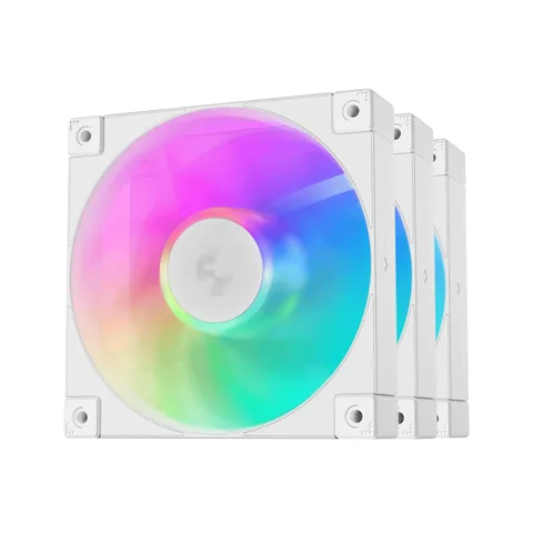 Набор вентиляторов (3pcs Pack) DeepCool FD12 ARGB WH-3 IN 1, 120mm (R-FD12-WHAPN3-G)