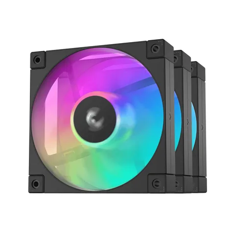Набор вентиляторов (3pcs Pack) DeepCool FD12 ARGB-3 IN 1, 120mm (R-FD12-BKAPN3-G)