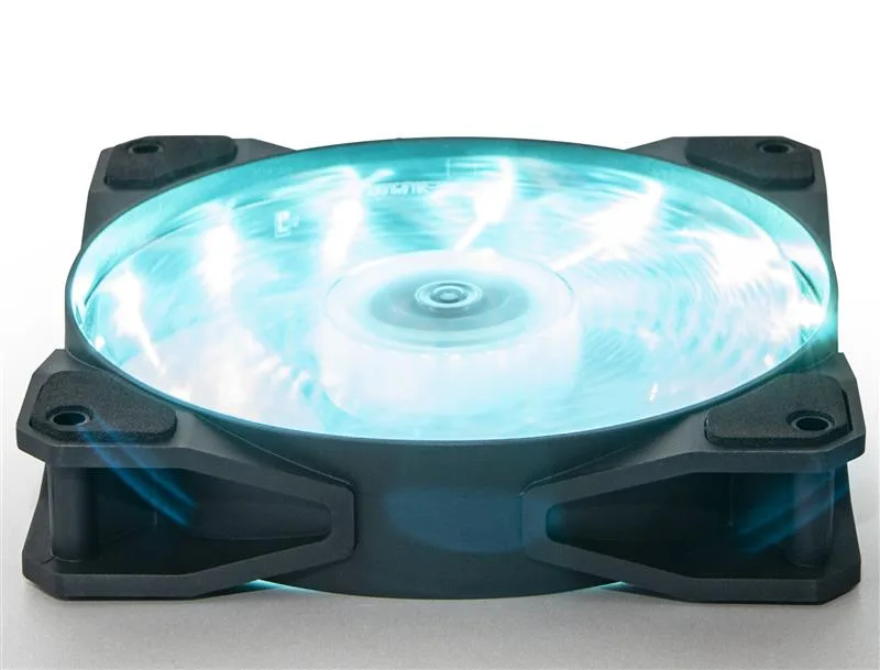 Вентилятор для корпуса Frime Iris LED Fan 15LED Azure, 120mm (FLF-HB120A15) — фото 2