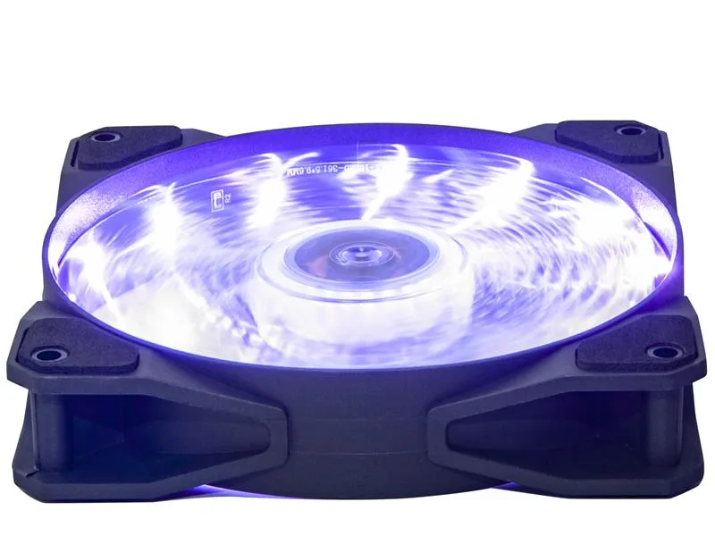 Вентилятор для корпуса Frime Iris LED Fan 15LED Purple, 120mm (FLF-HB120P15) — фото 2