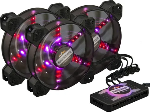 Набор вентиляторов (3pcs Pack) Frime IRISFLICKERKIT RGB, 120mm