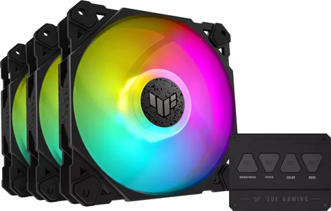 Набор вентиляторов (3pcs Pack) Asus TUF Gaming TF120 ARGB 3IN1, 120mm (90DA0030-B09030)