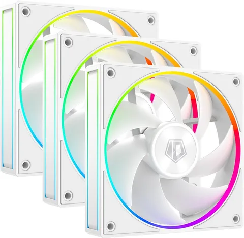 Набор вентиляторов (3pcs Pack) ID-Cooling AF-127-ARGB-W Trio, 120mm