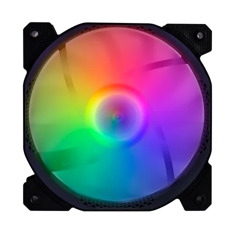 Вентилятор для корпуса 1stPlayer F1 Black_Bulk RGB, 120mm