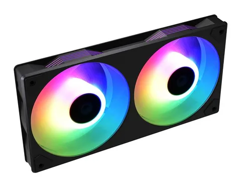 Вентилятор для корпуса ID-Cooling Icefan 240 ARGB PWM Black, 245x125x27mm