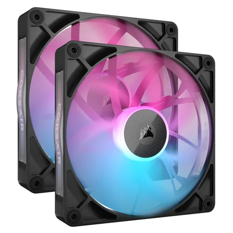 Набор вентиляторов (2pcs Pack) Corsair iCUE Link RX140 RGB PWM Dual Pack, 140mm (CO-9051020-WW)