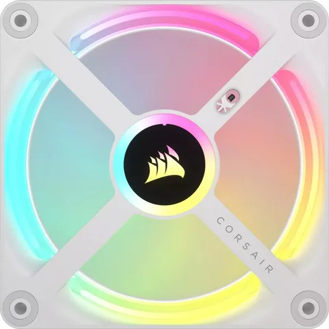 Вентилятор для корпуса Corsair iCUE Link QX120 RGB PWM White, 120mm (CO-9051005-WW)