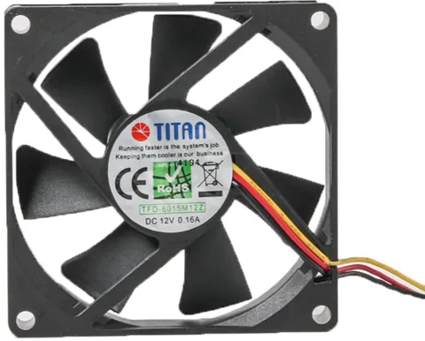 Вентилятор для корпуса Titan TFD-8015 M 12 Z, 80mm