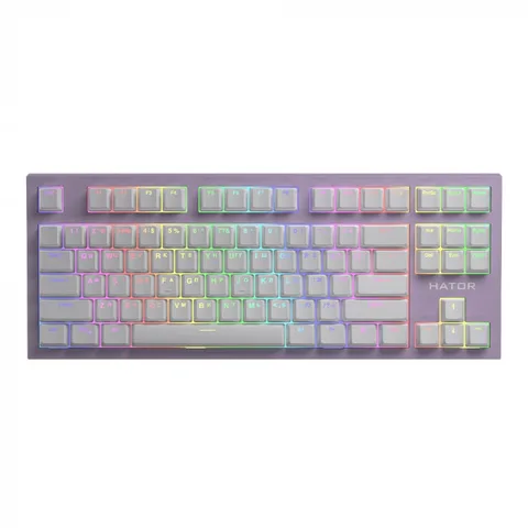 Клавиатура беспроводная Hator Skyfall TKL Pro Wireless Lilac (HTK-669)