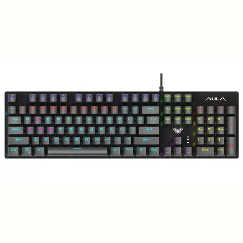 Клавиатура Aula Mechanical S2022 Black Keycap KRGD Blue (6948391240527)