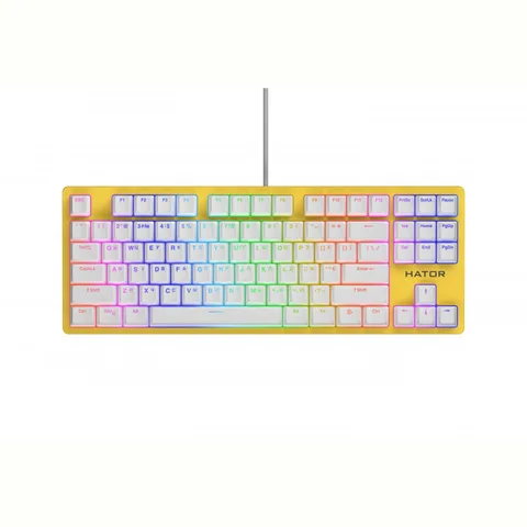 Клавиатура Hator Rockfall 2 Mecha TKL Orange Yellow (HTK-722)
