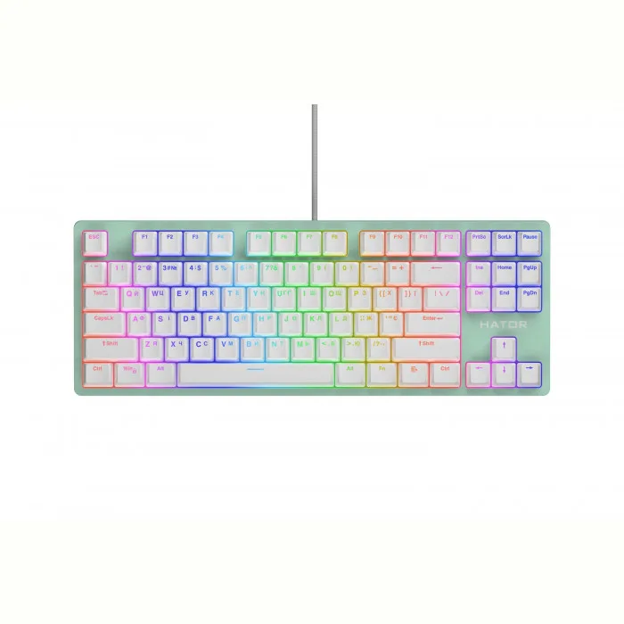 Клавиатура Hator Rockfall 2 Mecha TKL Orange Mint (HTK-723)