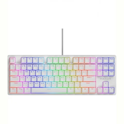 Клавиатура Hator Rockfall 2 Mecha TKL Orange White (HTK-521)