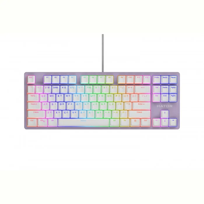 Клавиатура Hator Rockfall 2 Mecha TKL Orange Lilac (HTK-724)