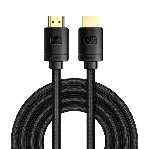 Кабель Baseus High Definition Series HDMI 8K to HDMI 8K Adapter Cable 3m (CAKGQ-L01) Black