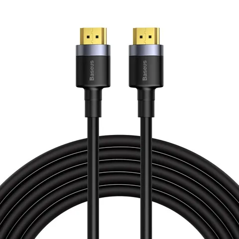 Кабель Baseus Cafule 4KHDMI Male To 4KHDMI Male Adapter Cable 5m (CADKLF-H01) Black