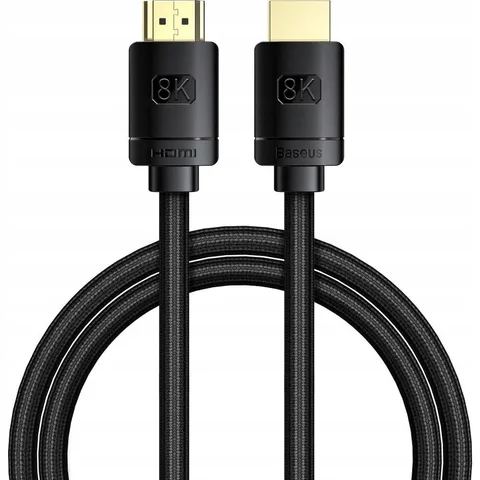 Кабель Baseus High Definition Series HDMI 8K to HDMI 8K Adapter Cable 5m (WKGQ040201) Black