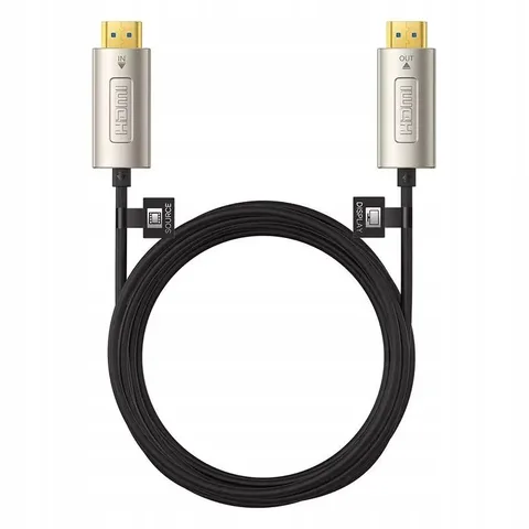 Кабель Baseus High Definition Series Optic Fiber HDMI to HDMI 4K Adapter Cable 10m (WKGQ050101) Black