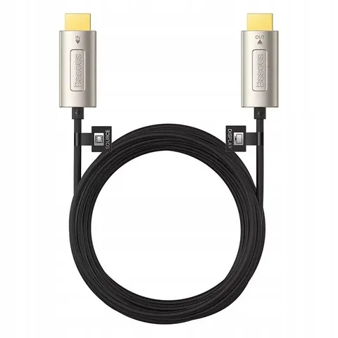 Кабель Baseus High Definition Series Optic Fiber HDMI to HDMI 4K Adapter Cable 15m (WKGQ050201) Black