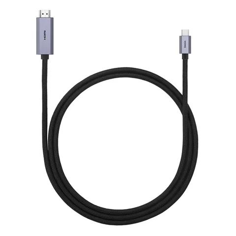 Кабель Baseus High Definition Series Graphene Type-C to HDMI 4K Adapter Cable 1m (WKGQ010001) Black