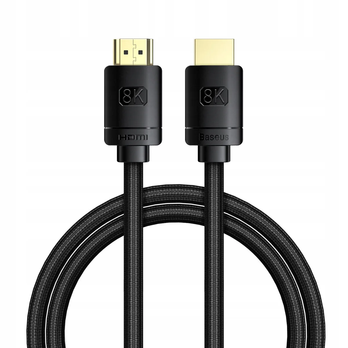 Кабель Baseus High Definition Series HDMI 8K to HDMI 8K Adapter Cable (WKGQ040101) 1.5m Black
