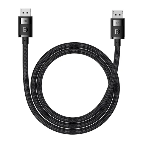 Кабель Baseus High Definition Series DP 8K to DP 8K Adapter Cable (B00633706111-01) 1.5m Cluster Black