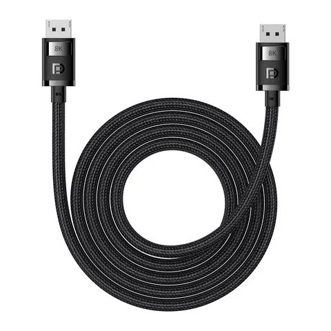 Кабель Baseus High Definition Series DP 8K to DP 8K Adapter Cable (B00633706111-03) 3m Cluster Black