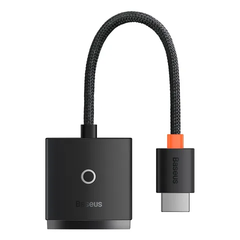 Адаптер Baseus Lite Series Adapter HDMI to VGA (WKQX010001) Black