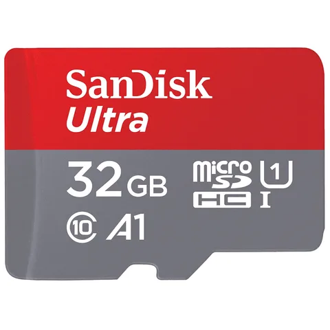 Карта пам'яті SanDisk Ultra microSDHC 32GB (UHS-I U1) 120MB/s Class 10 A1 (SDSQUA4-032G-GN6MA) + SD Adapter