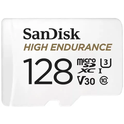 Карта пам'яті SanDisk High Endurance microSDXC 128GB (UHS-I U3) W-40MB/s, R-100MB/s Class 10 V30 (SDSQQNR-128G-GN6IA) + SD Adapter