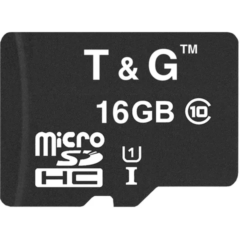 Карта пам'яті T&G microSDHC 16GB (UHS-I U1) W-20 MB/s, R-40 MB/s Class 10 (TG-16GBSD10U1-00)