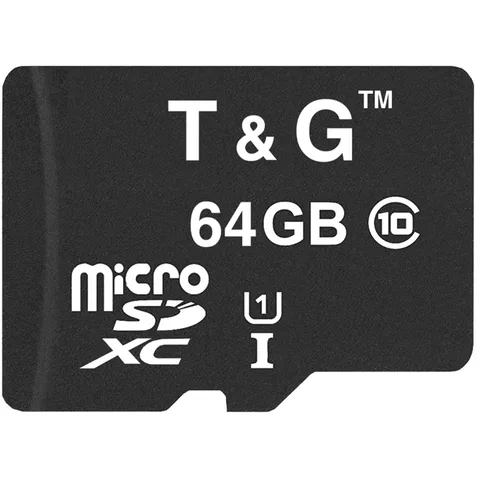 Карта пам'яті T&G microSDXC 64GB (UHS-I U1) W-20 MB/s, R-40 MB/s Class 10 (TG-64GBSDCL10-00)