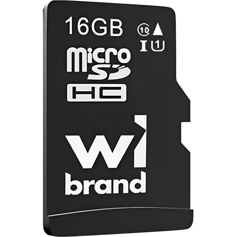 Карта пам'яті Wibrand microSDHC 16GB (UHS-I U1) W-45 MB/s, R-90 MB/s Class 10 (WICDHU1/16GB)