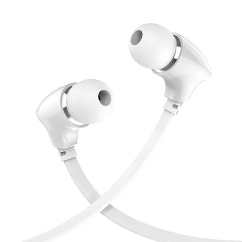 Наушники BOROFONE BM26 Rhythm universal earphones with mic White (BM26W)