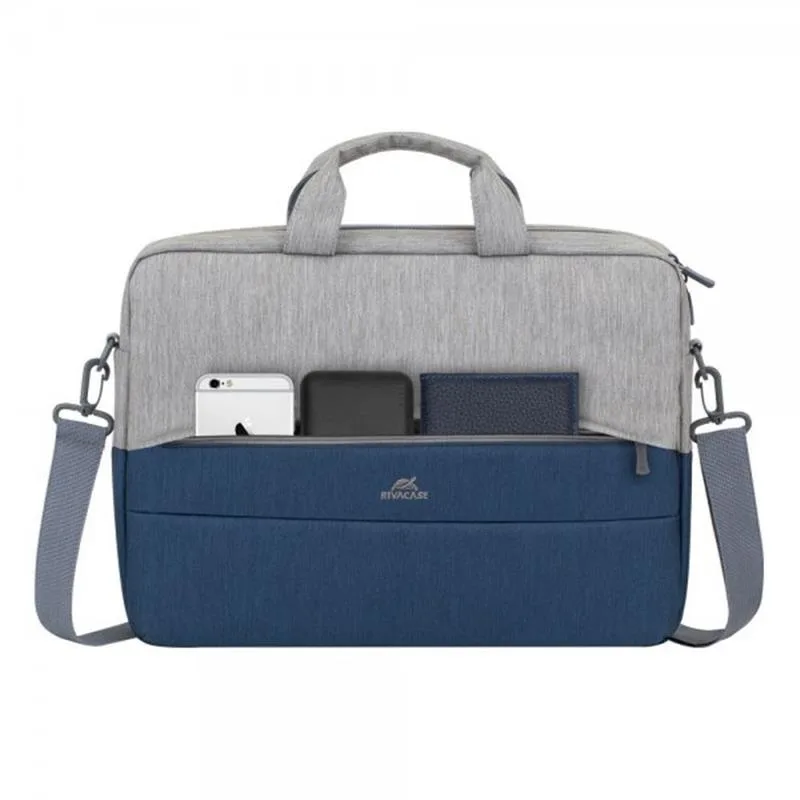 Сумка Rivacase 7532 15.6" Grey/Dark Blue — фото 10
