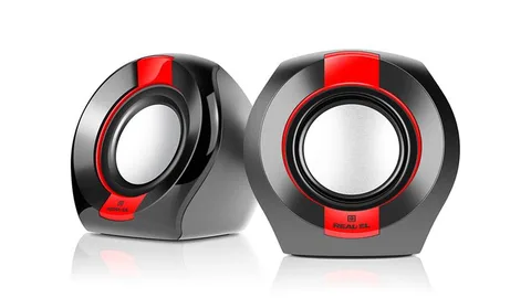 Акустическая система REAL-EL S-50 Black/Red (EL121100008)