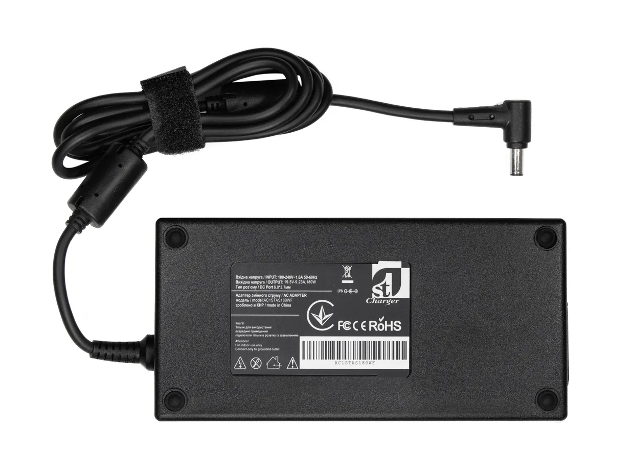 Блок питания для ноутбука Asus 1StCharger 19.5V 9.23A 180W 6.0 x 3.7 mm (AC1STAS180WF)
