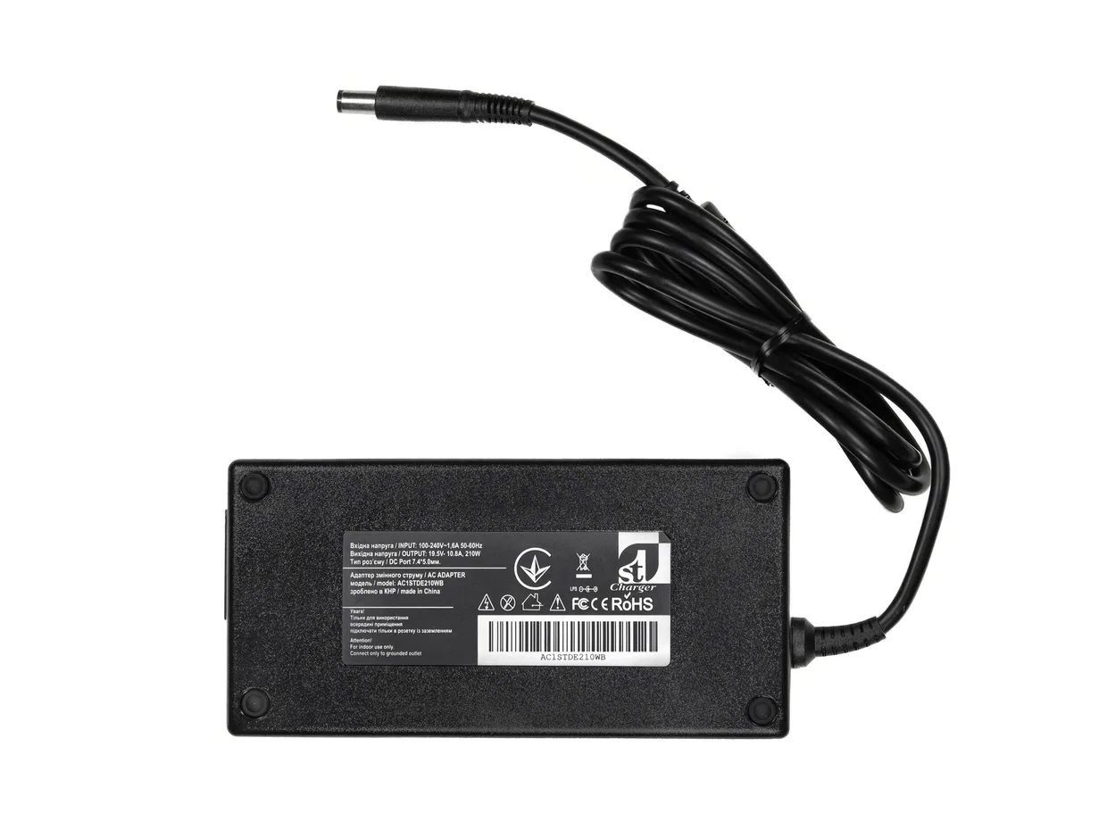 Блок питания для ноутбука Dell 1StCharger 19.5V 10.8A 210W 7.4 x 5 mm (AC1STDE210WB)