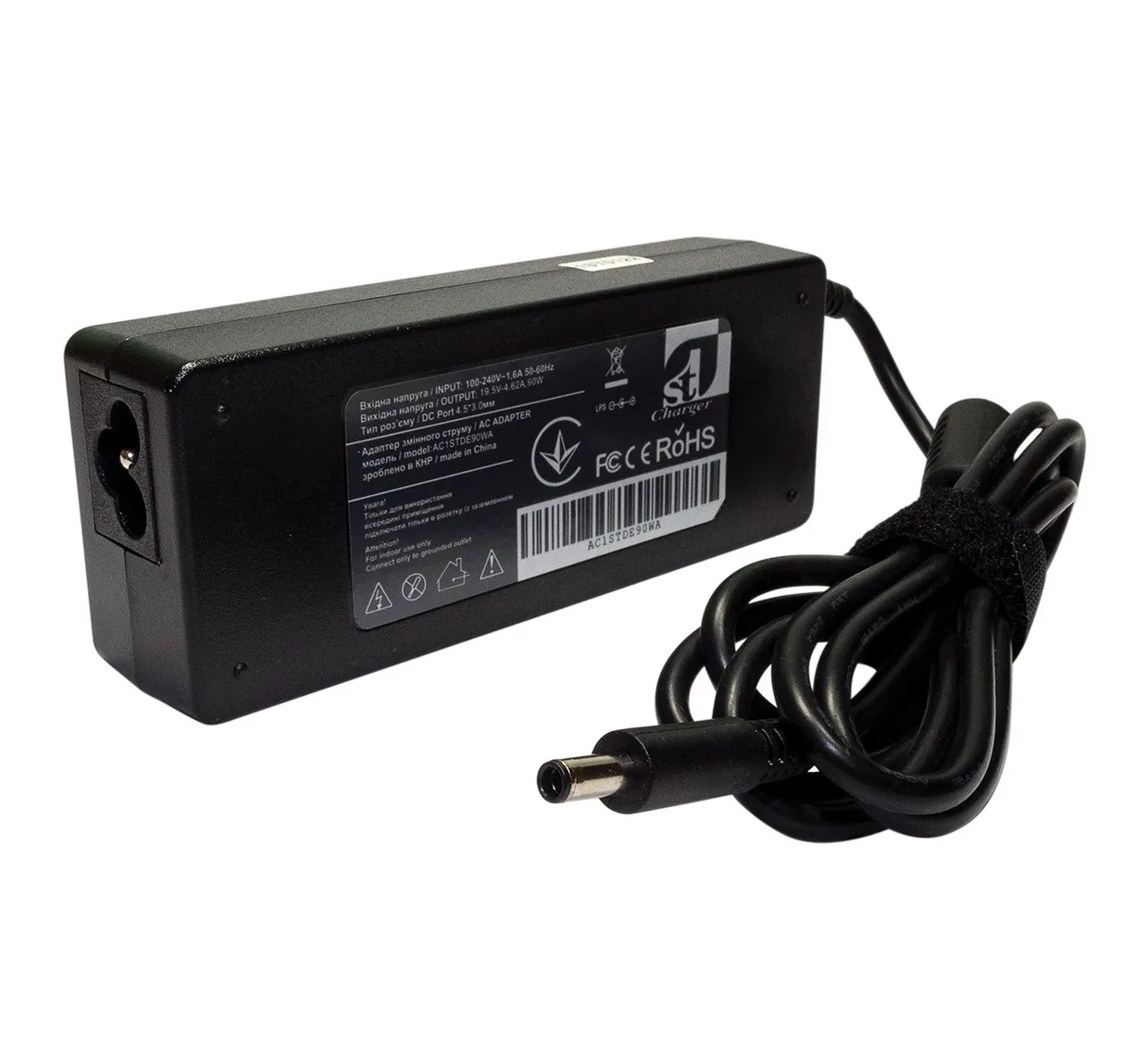 Блок питания для ноутбука Dell 1StCharger 19.5V 4.62A 90W 4.5 x 3 mm (AC1STDE90WA)