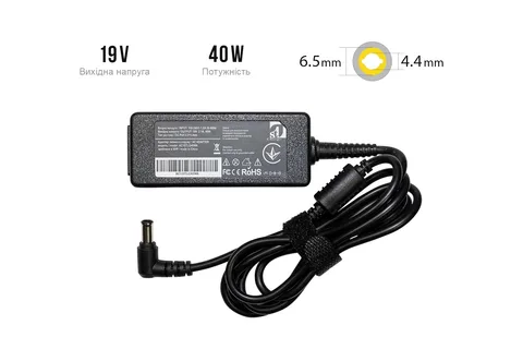 Блок питания для ноутбука LG 1StCharger 19V 2.1A 40W 6.5 x 4.4 mm (AC1STLG40WA)